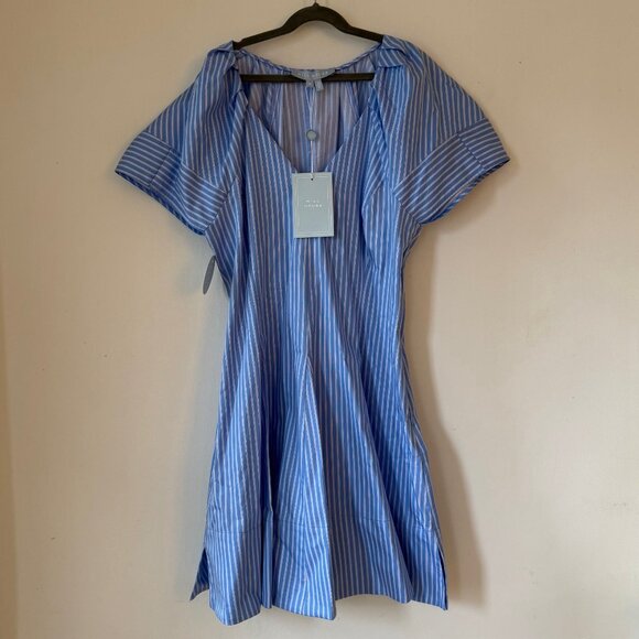 Hill House Home The Claudine Dress - Blue Stripe Size MBlue Stripe / M - Picture 2 of 5